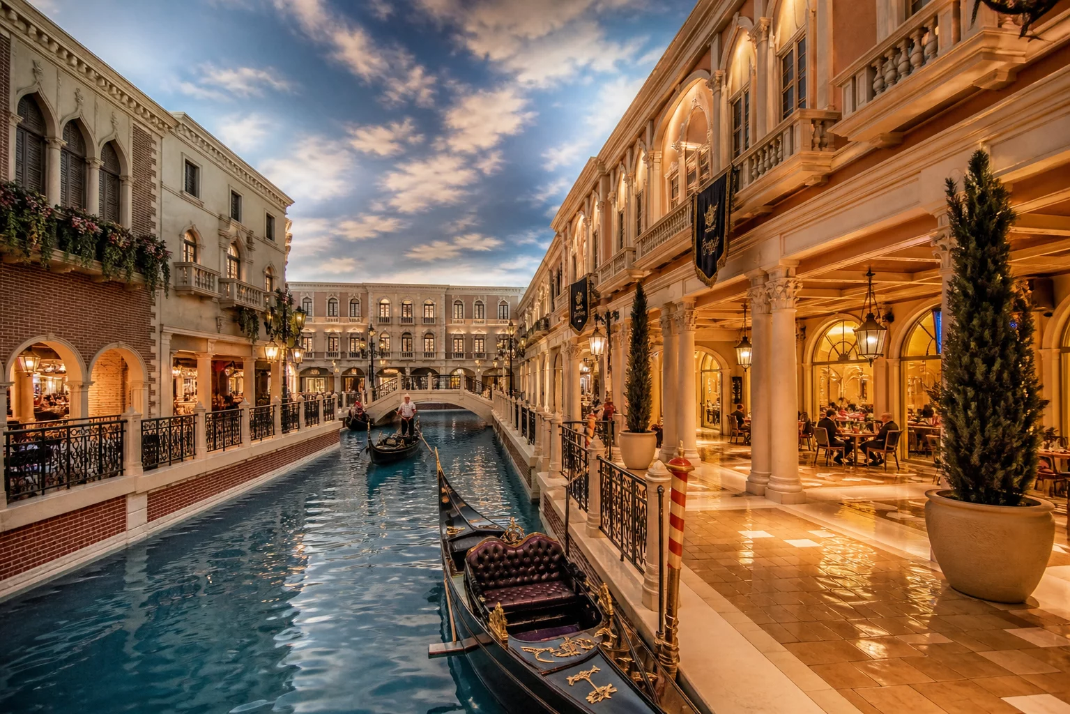 Resort architecture in Las Vegas, Nevada
